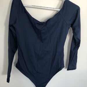 Navy Long Sleeve Bodysuit